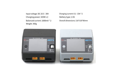 Smart Charger HOTA S6 / D6 Pro — 650W Dual-Channel Battery Charger