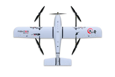Makeflyeasy Fighter 2430mm fixed wing VTOL drone with 4+1 rotors and carbon fiber frame