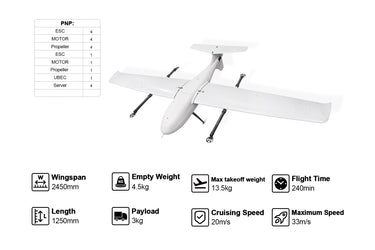Skywalker SKY245 UAV Drone VTOL
