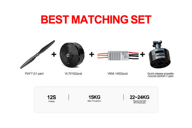 TMOTOR VL7015 Drone Power System Kit - High-Performance VTOL Solution