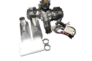 120CC two cylinder engineDLE120 120CC Two cylinder side exhaust two stroke gasoline engine ModeUAVMODEL