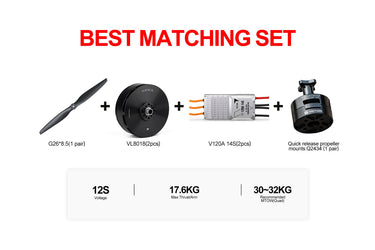 Drone Power System Kit - High-Performance VL8018 for VTOL Drones | 70 Characters