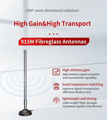 915M Digital Transmission915M Digital Transmission Fibreglass Antenna High Gain Signal 60km LonUAVMODEL