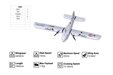 Makeflyeasy Fighter 2430mm UAV Fixed Wing Drones