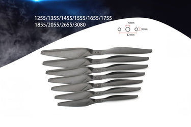 Carbon Fiber Propeller Blades CW or CCW for RC Aircraft