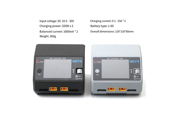 HOTA S6/D6 Pro Smart Charger 650W