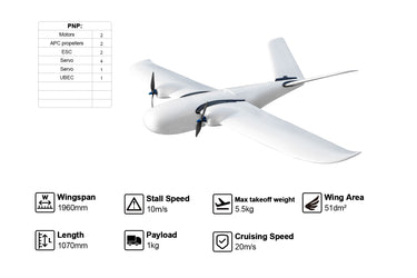 Makeflyeasy Believer 1960mm UAV Fixed Wing Drones
