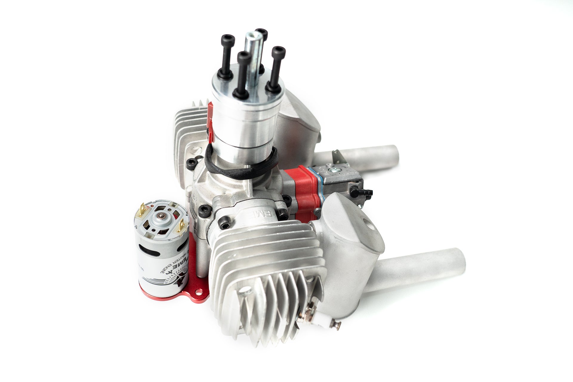 EME70cc Electric Start Twin Cylinder Model Aircraft Engine Two Stroke ...