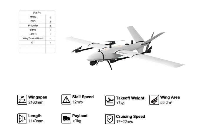 Makeflyeasy Hero 2180 mm UAV VTOL