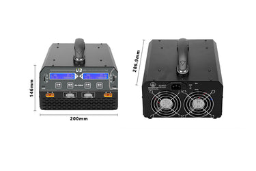 EV-PEAK U3 Charger Dual-channel 25A current 600W