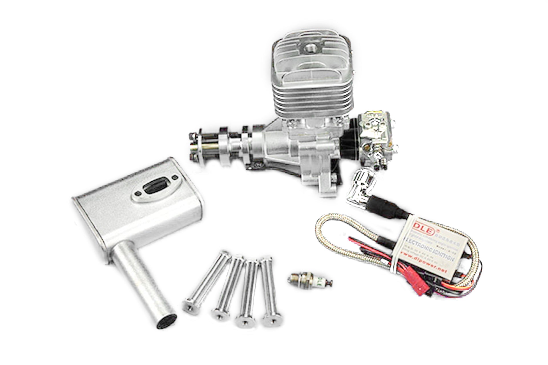 DLE 30 30CC Model Gas engineMotor de GAS de Metal Original DLE 30 30CC ...