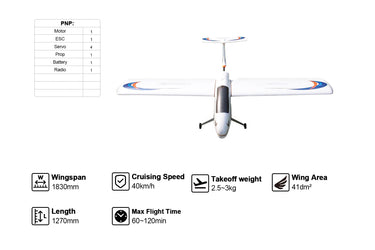 Skywalker 1830mm UAV Vaste Vleugel Drone