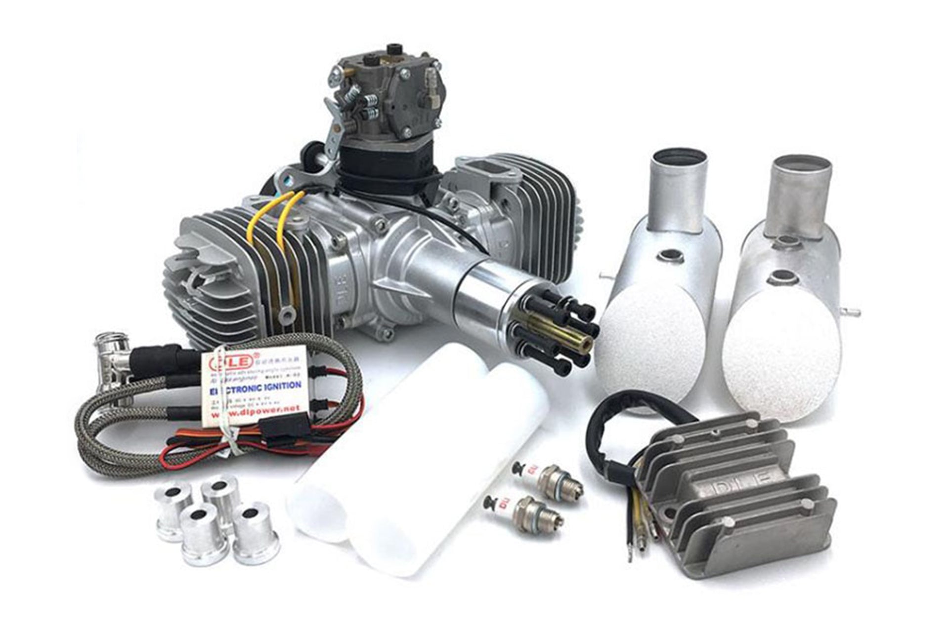 DLE120 120CC two-stroke two-cylinder gasoline Engine – UAVMODEL