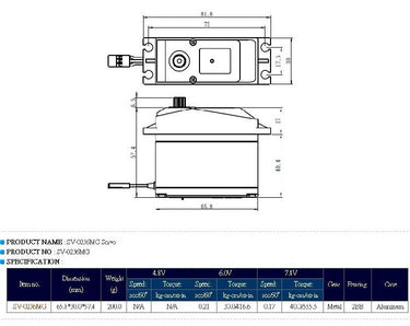 Savox SV-0236MG ServoSavox SV-0236MG ServoUAVMODEL