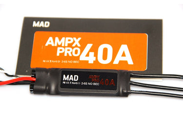 MAD AMPX ESC 40A Pro 2-6S bez BEC pro RC dálkové mapování, letecká fotografie, video dron, kvadrokoptéra, hexkoptéra, multirotor