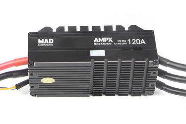 MAD AMPX ESC 120A HV(12-24S)-أسود