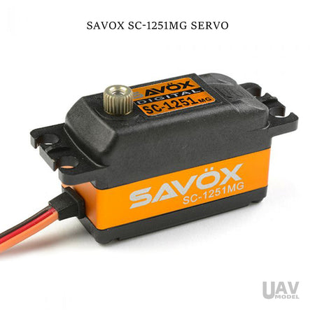 Savox SC-1251MG ServoSC-1251MG Plus is a high-speed, low-profile