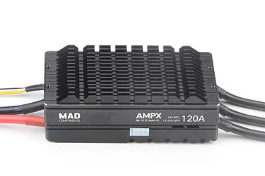 MAD AMPX ESC 120A HV(12-24S)-Černý