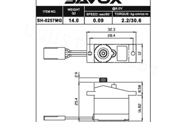Servo Savox SH-0257MG