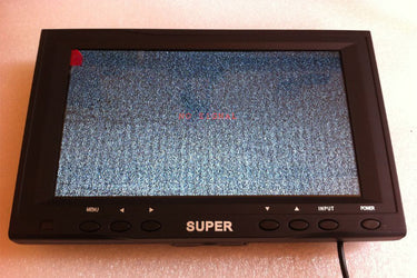 Super 7palcový TFT barevný LCD monitor sněhové vločky
