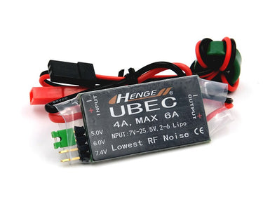 HENGE 4A UBEC Input 7V-25.5V 2-6S Lipo Output 5V 6V / 4A Continuous Max 6A Switch Mode BEC for RC Quadcopter Airplanes Car Parts - uavmodel