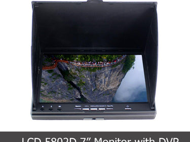 LCD5802D LCD5802S 5.8G 40CH 7 Inch MONITOR SCREEN - UAVMODEL