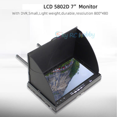 LCD5802D LCD5802SLCD5802D LCD5802S 5.8G 40CH 7 Inch MONITOR SCREENUAVMODEL